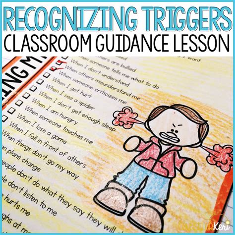 Recognizing Anger Triggers Classroom Guidance Lesson For School Counse
