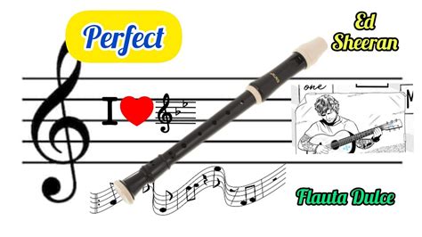 Perfect En Flauta Dulce Con Notas F Ciles De Ed Sheeran Youtube