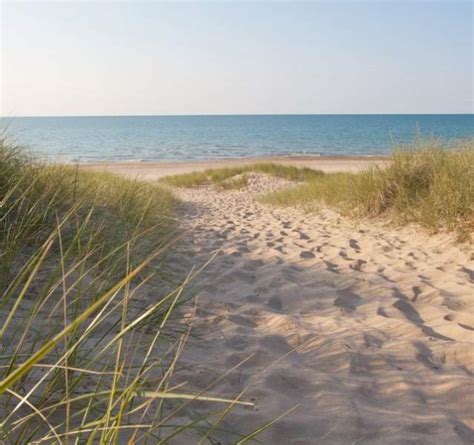 Lake Michigan National And State Park Beaches Indiana Dunes