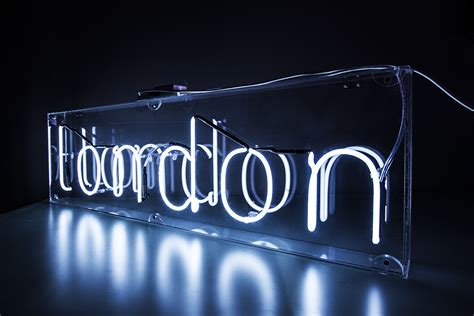 Neon London Sign Kemp London Bespoke Neon Signs And Prop Hire