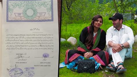 Indian Woman Anju Married With Nasrullah Marriage Certificate Pakistan