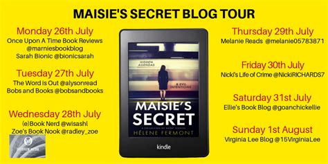 Blog Tour Maisies Secret By Hélene Fermont Melanies Reads