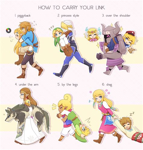 [all] A Zelda Guide To Carrying Your Link Art By Entiqua R Zelda