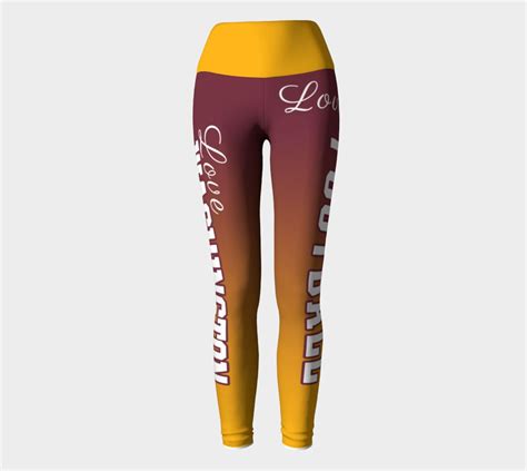 Looking for a good deal on football yoga? Love Washington Football Yoga Leggings (With images ...