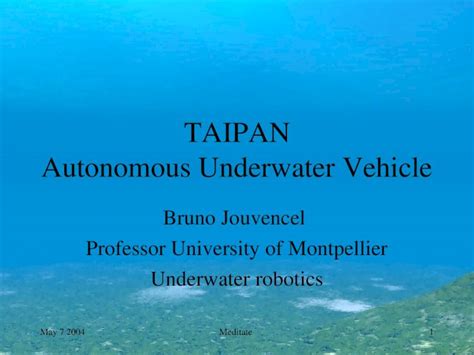 Ppt Taipan Autonomous Underwater Vehicle Dokumentips