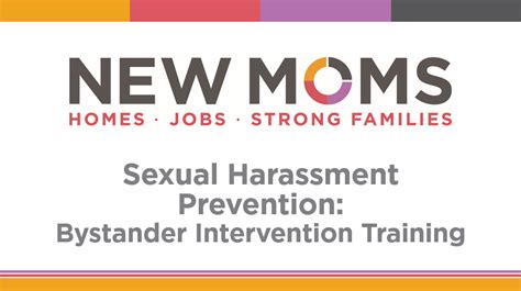 sexual harassment prevention bystander intervention training new