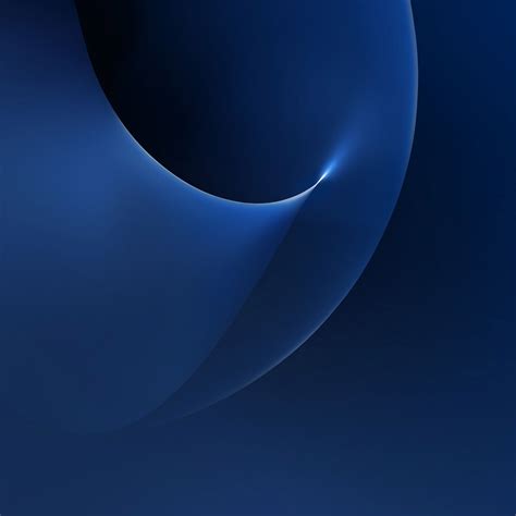 Vt77 Curve Samsung Galaxy Art Blue Pattern Wallpaper