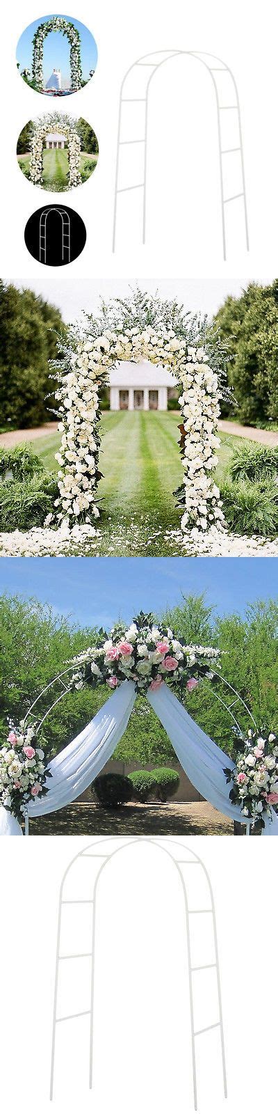 White Metal Arch Wedding Garden Bridal Party Decoration Prom Flower