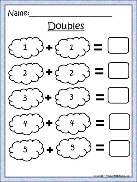 Start studying 1st grade reading. First grade math printable worksheets. Practice Doubles ...