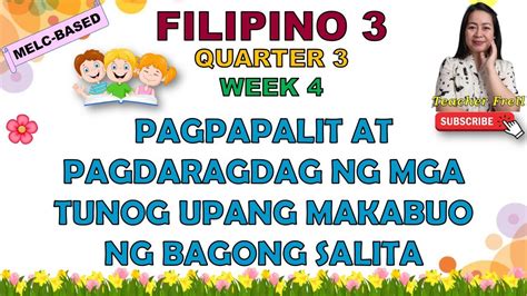 Filipino Quarter Week Pagpapalit At Pagdaragdag Ng Mga Tunog Hot Sex