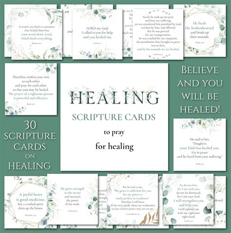 Printable Healing Scriptures