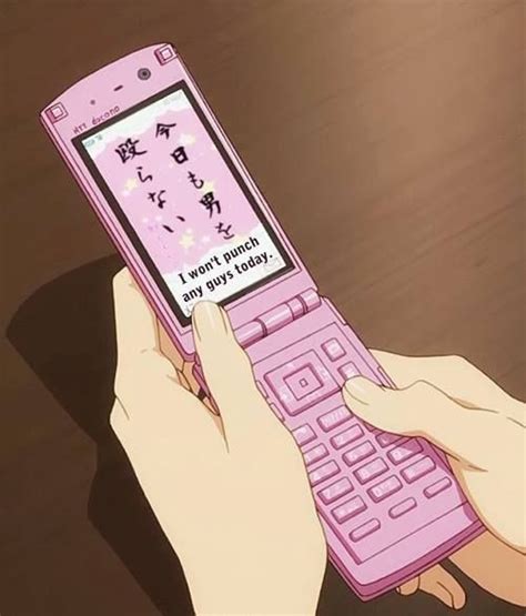 Pink Ketai ケータイ Cellphone Anime Otaku Kawaii Shop Kawaii Cute