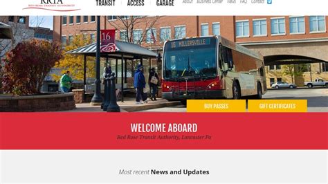 Welcome aboardred rose transit authority, lancaster pa. Web Design Lancaster, PA | Red Rose Transit