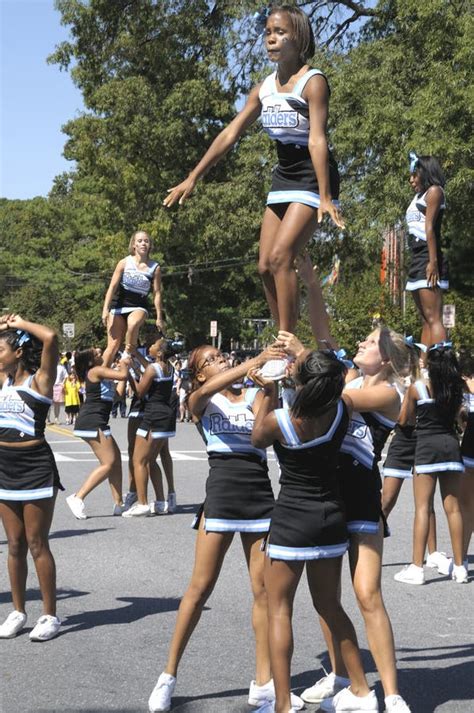 Cheerleaders Peform At Labor Day Festival Editorial Photo Image Of