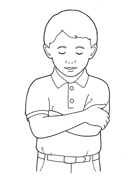 Drawing Little Boy 97467 Characters Printable Coloring Pages