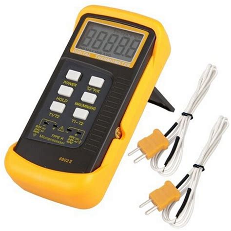 Jual Digital Thermometer Thermocouple Termokopel Dual Channel Type K