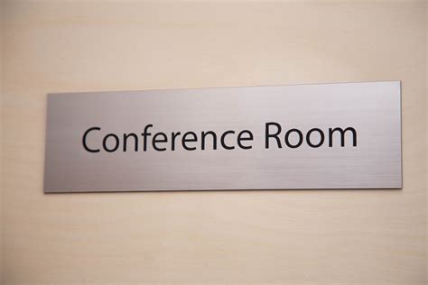 Conference Room Sign Custom Door Plaque Golden Sign Custom Etsy