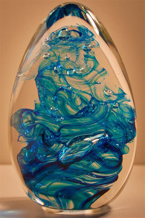 Solid Glass Sculpture E10 Glass Art By David Patterson
