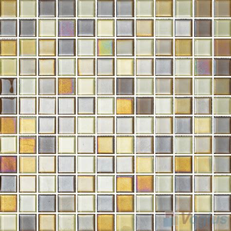 Rough Gridy Plated Glass Mosaic Voglus Mosaic