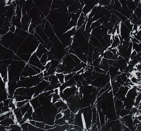 Honed 12x12 Black Nero Marquina Marble Floor Tile With