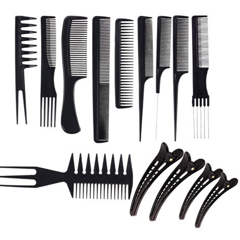 10x Professional Salon Comb Set Anti Static Hair Styling Hairdressing Jzk