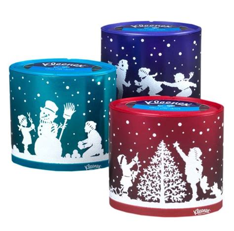 Kleenex Christmas Packs 2 Dieline Design Branding And Packaging