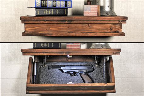 floating shelf with hidden gun storage and personalized key 23 ubicaciondepersonas cdmx gob mx