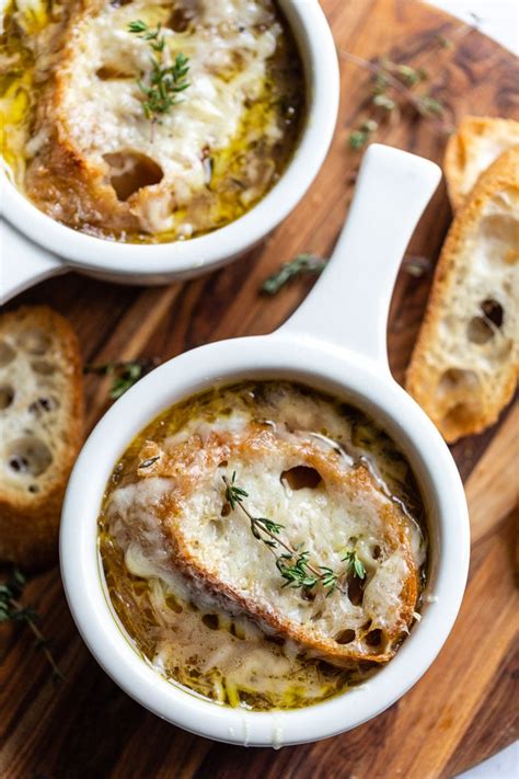 Vegetarian French Onion Soup Food With Feeling