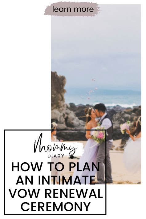 how to plan an intimate vow renewal ceremony mommy diary ® in 2021
