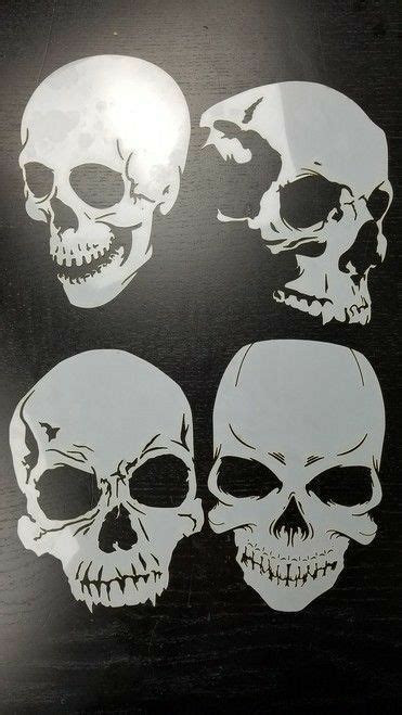 Skull Stencils For Spray Painting