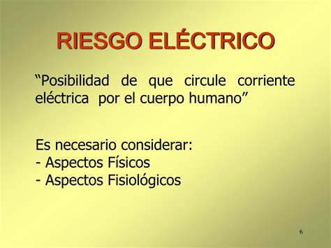 Ppt Riesgo ElÉctrico Powerpoint Presentation Free Download Id3392218