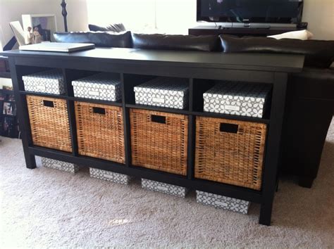 Furthermore,it also offers the different shape among other sofa tables. Ikea Hemnes Sofa Table Black Brown Solid Wood - Madison ...