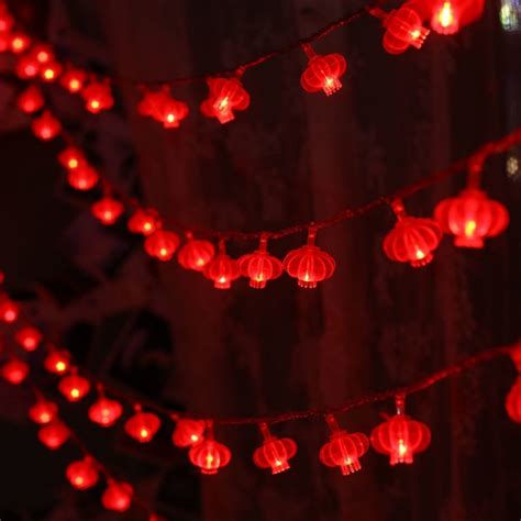 Best Led Chinese Style Red Lantern String Lights Price And Reviews In