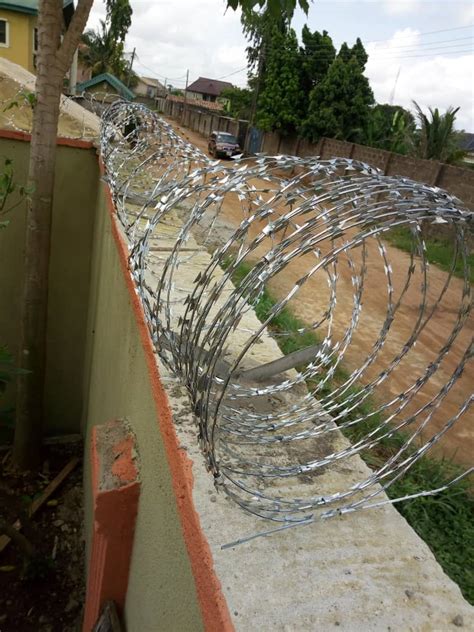 barb wire fence expert in lagos nigeria 2348092903328 properties nigeria
