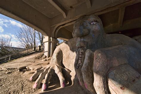 Troll Under The Aurora Bridge In Fremont Seattle Richard Cassan Flickr