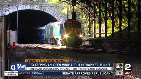 Csx Keeping An Open Mind About Expanding Howard Street Tunnel Youtube