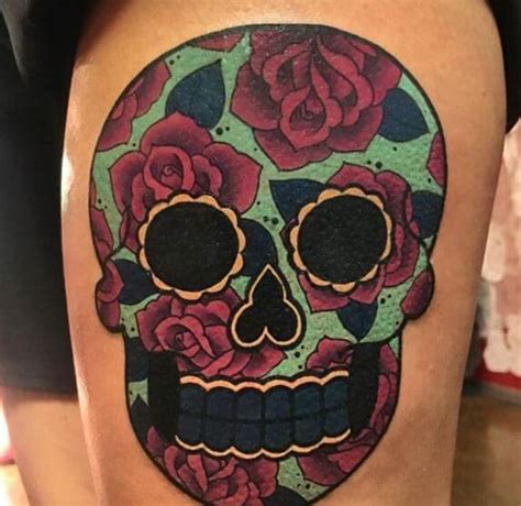 280 Best Sugar Skull Tattoo Designs With Meanings 2023 Día De Los