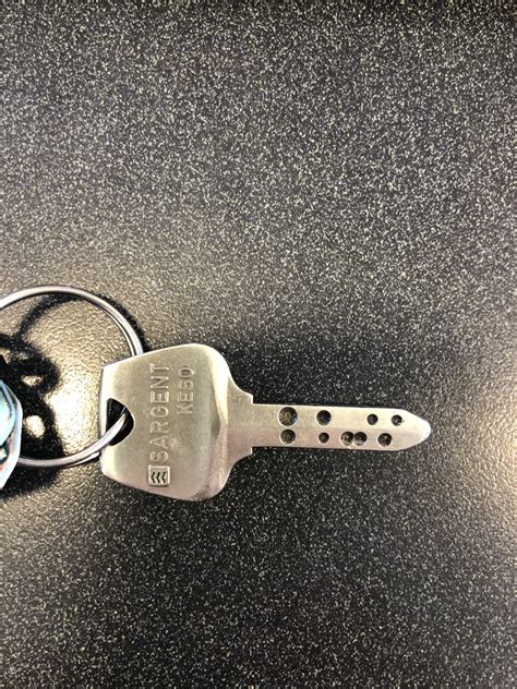 This Key With Holes Instead Of Traditional Grooves Rmildlyinteresting