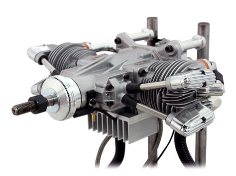 Saito Fg 61ts Four Stroke Twin Cylinder Petrol Engine
