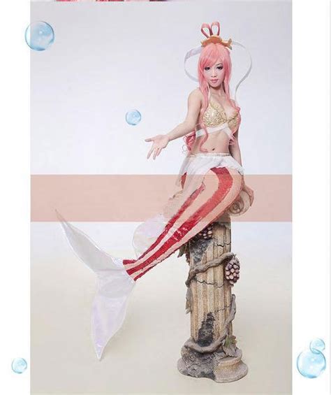 New Anime One Piece Mermaid Princess Shirahoshi Luffy Cosplay Costume