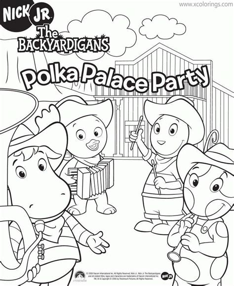 Backyardigans Characters Coloring Pages