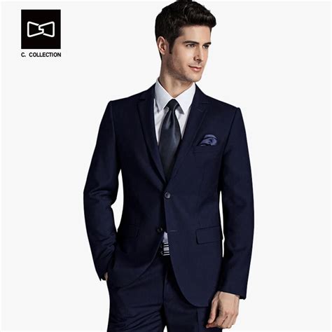 2018 Men Business Suit Slim Fit Classic Male Suits Blazers Luxury Suit