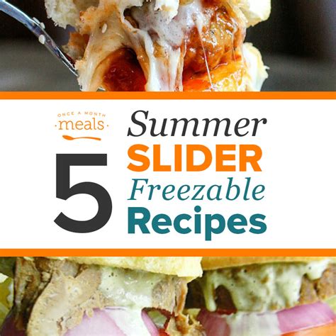Play jigsaw puzzles for free! Sliders Freezer Recipes Vol. 1 | Once A Month Meals