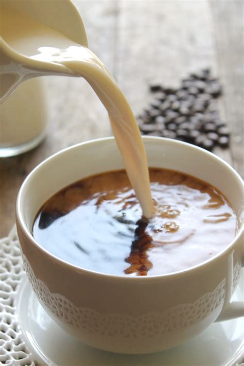 The arabic word originally referred to wine, a drink which was traditionally mixed and served hot in a similar manner. Homemade French Vanilla Coffee Creamer | Natural Chow