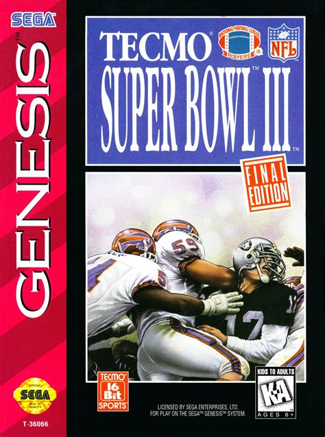 Tecmo Super Bowl Iii Final Edition Details Launchbox Games Database