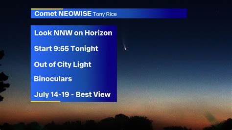 Comet Neowise May Be Visible A Few Nights In The Metro This Week Fox