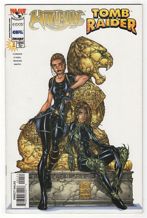 Witchblade Tomb Raider 1 Michael Turner Variant Cover 1998 Tomb