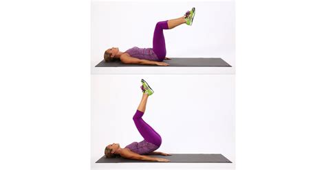 Reverse Crunch With Dumbbell Hold Ab Exercises From A Barry S
