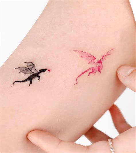 Cute Dragon Tattoo In 2022 Dragon Tattoo For Women Simple Leg Tattoos Small Dragon Tattoos