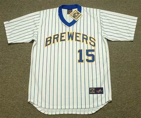 Cecil Cooper Milwaukee Brewers 1982 Majestic Home Throwback Baseball